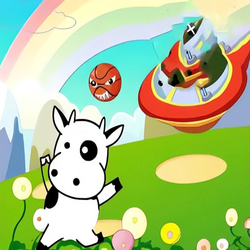 Game Bò sữa tránh bom