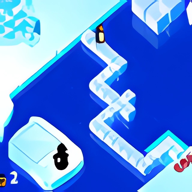 Game Cánh cụt qua sông