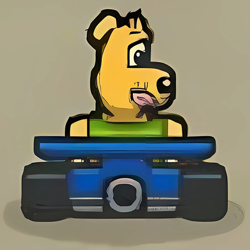 Game Cún con đua xe