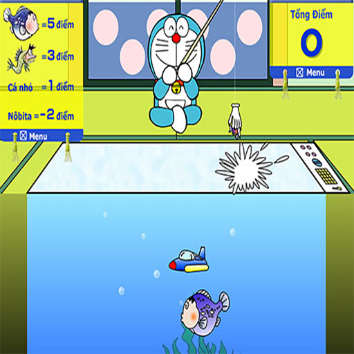 Game Doremon câu cá