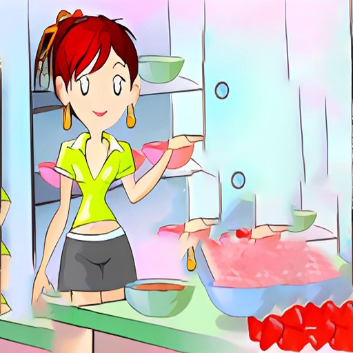 Game Học làm kem dâu