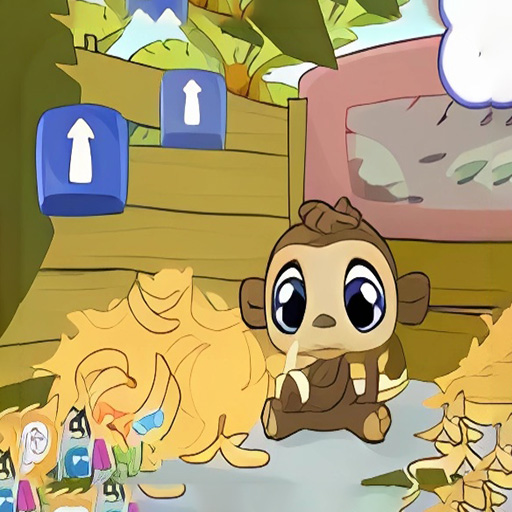 Game Khỉ con ăn chuối