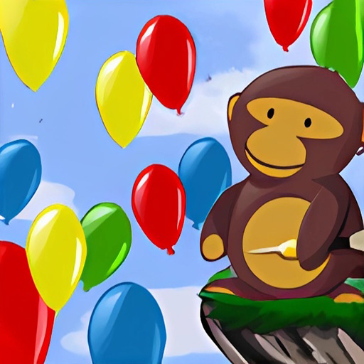 Game Khỉ con bắn bóng 3