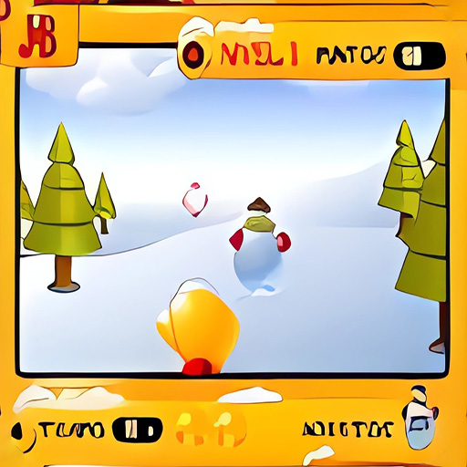 Game Ném nhau dưới tuyết