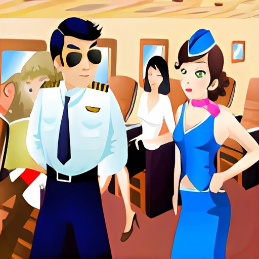 Game Nữ tiếp viên lười biếng