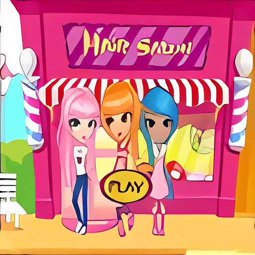 Game Salon tóc thời trang