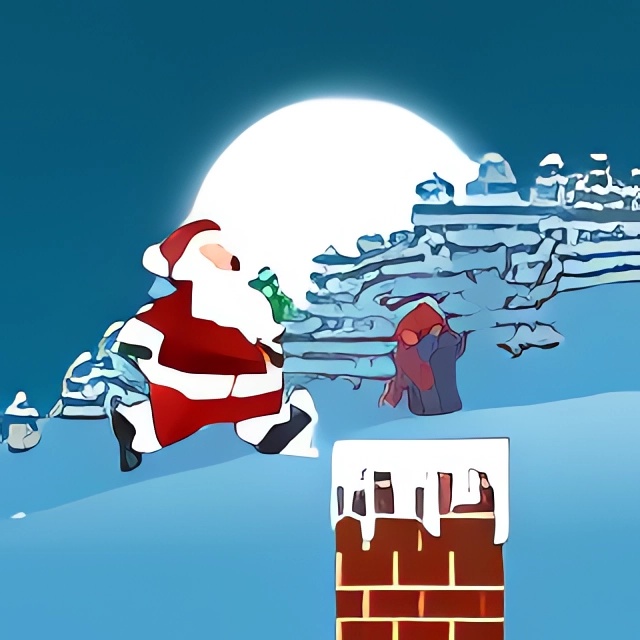 Game Santa nhảy cao