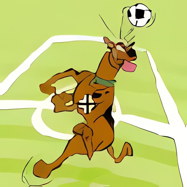 Game Scooby chơi bóng