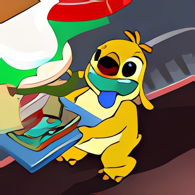 Game Stitch làm sandwich