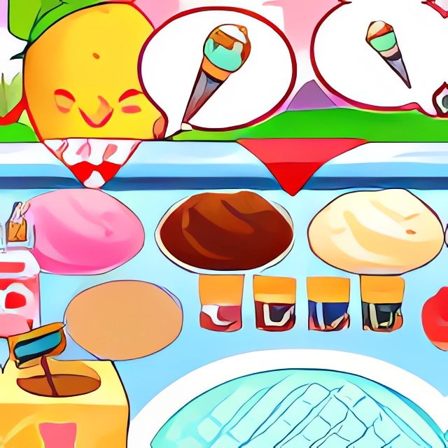 Game Tiệm kem ốc quế