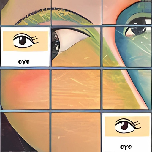 Game Tìm đúng cặp hình: Gương mặt