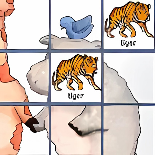 Game Tìm đúng cặp hình: Thú rừng