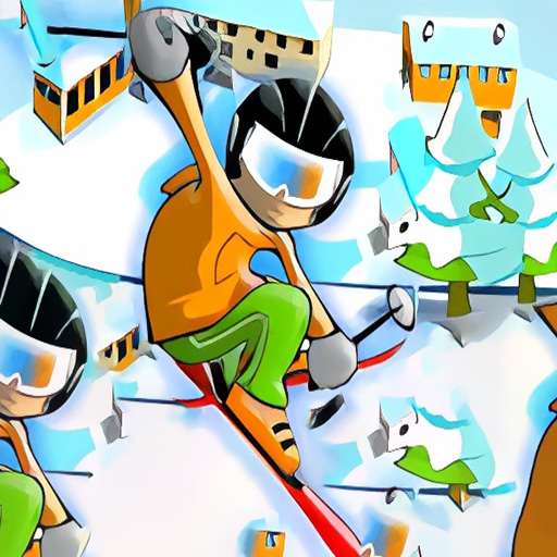 Game Trượt tuyết biểu diễn