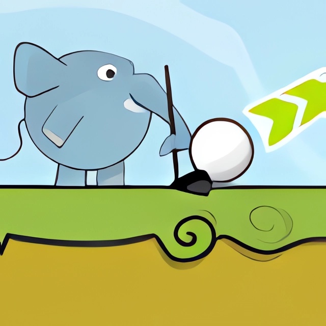 Game Voi đánh Golf