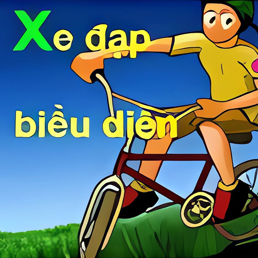 Game Xe đạp biểu diễn