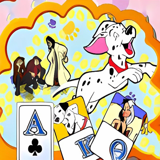 Game Xếp bài chó đốm