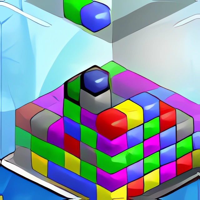 Game Xếp hình Qube