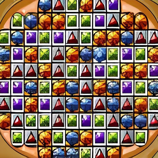 Game Xếp kim cương kiểu mới